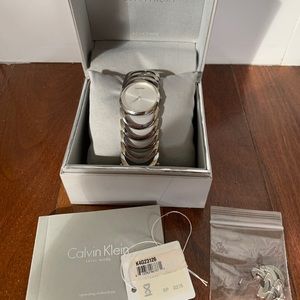 Calvin Klein Women’s Analog Business Silver Watch